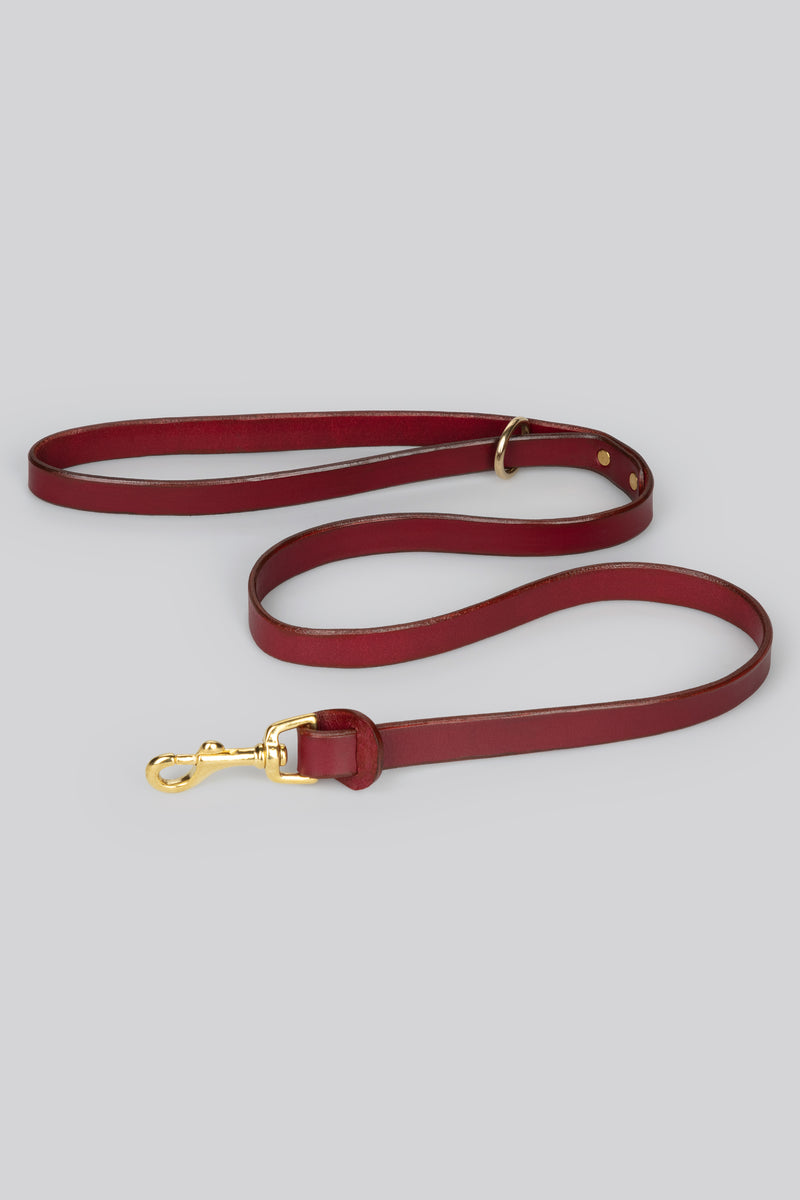 Dog Lead - Burgundy