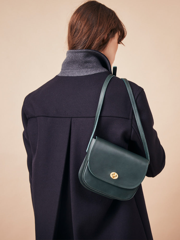 Gloverall Swing Coat - Black}